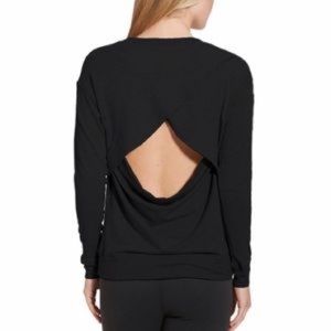 Beyond Yoga black open back longsleeve *trade